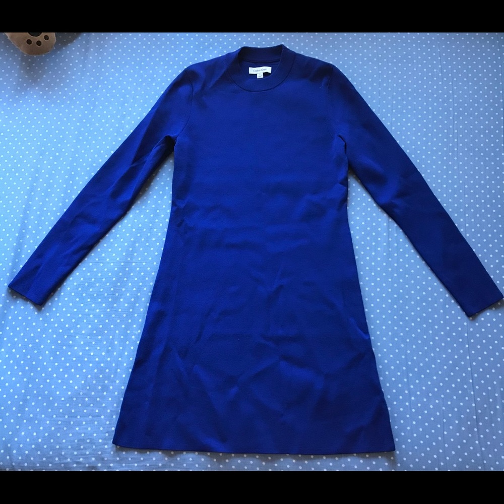 NWT Calvin Klein royal blue dress
